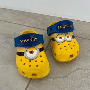 Crocs Fun Lab Classic I Am Minions Clog, Size C6 Toddler Kids Yellow